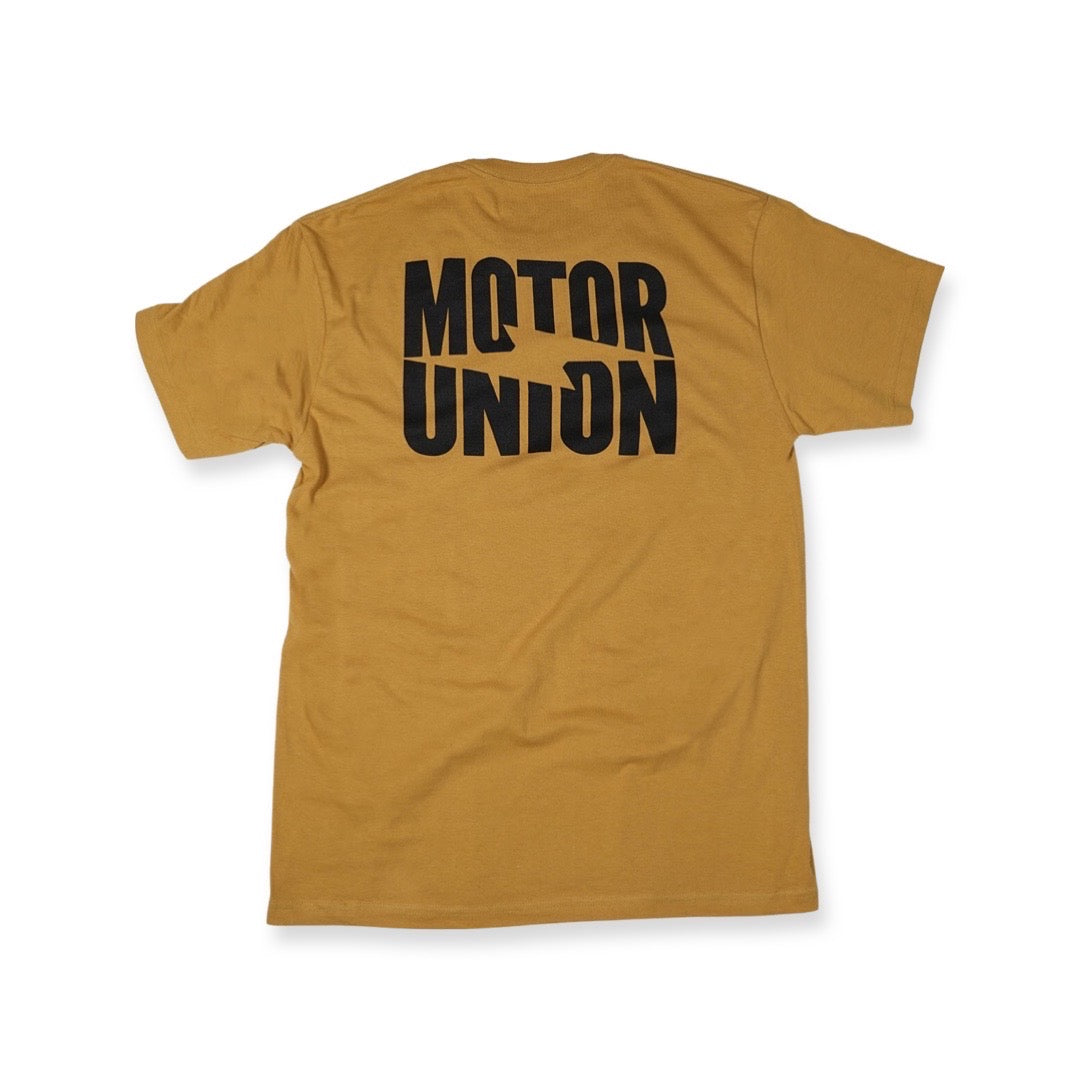 BOLT LOGO TEE ANTIQUE GOLD