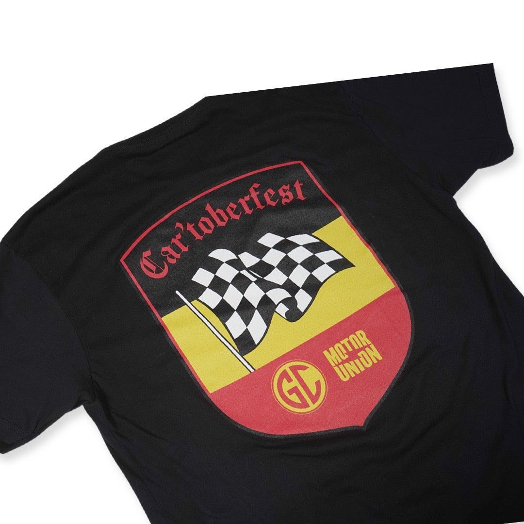 GARAGE COLLECTIVE x MOTOR UNION CARTOBER TEE BLACK