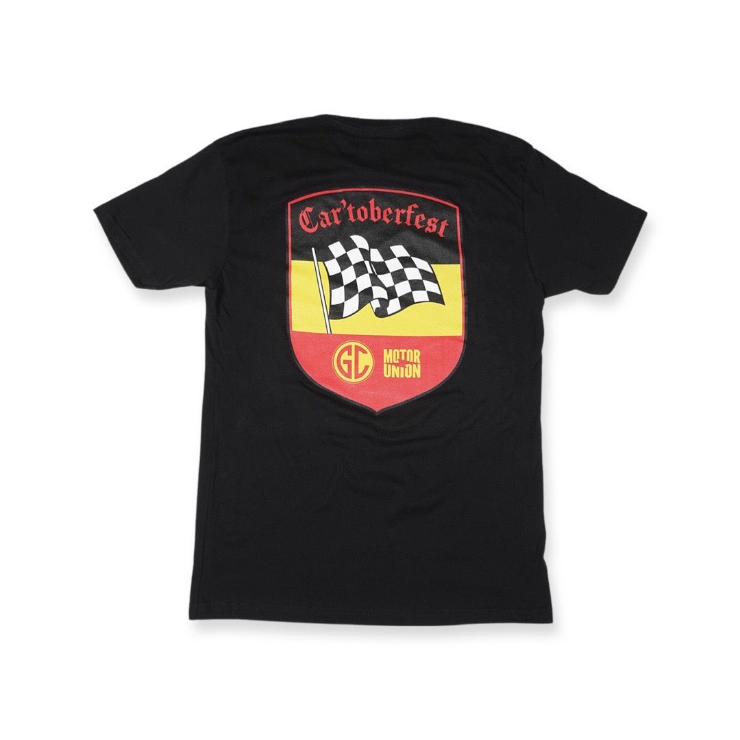 GARAGE COLLECTIVE x MOTOR UNION CARTOBER TEE BLACK