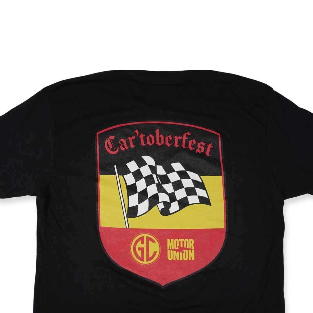 GARAGE COLLECTIVE x MOTOR UNION CARTOBER TEE BLACK