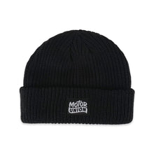 Load image into Gallery viewer, FISHERMAN&#39;S BEANIE (BLACK PAINTER LABEL)
