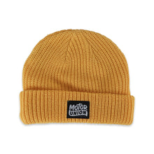 Load image into Gallery viewer, FISHERMAN&#39;S BEANIE (BLACK PAINTER LABEL)
